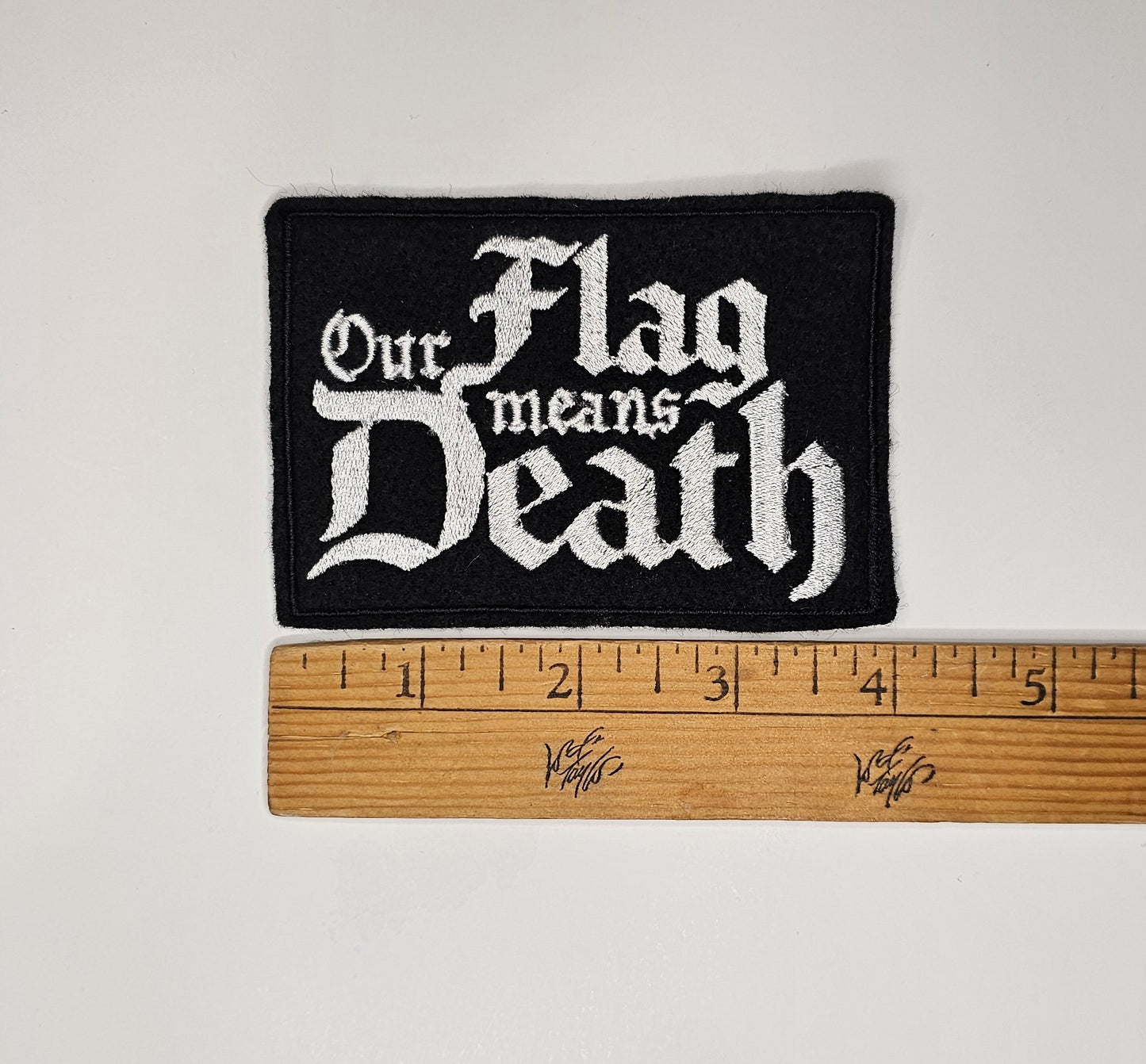 Our Flag Means Death - Embroidered Sew-On/DIY Patch