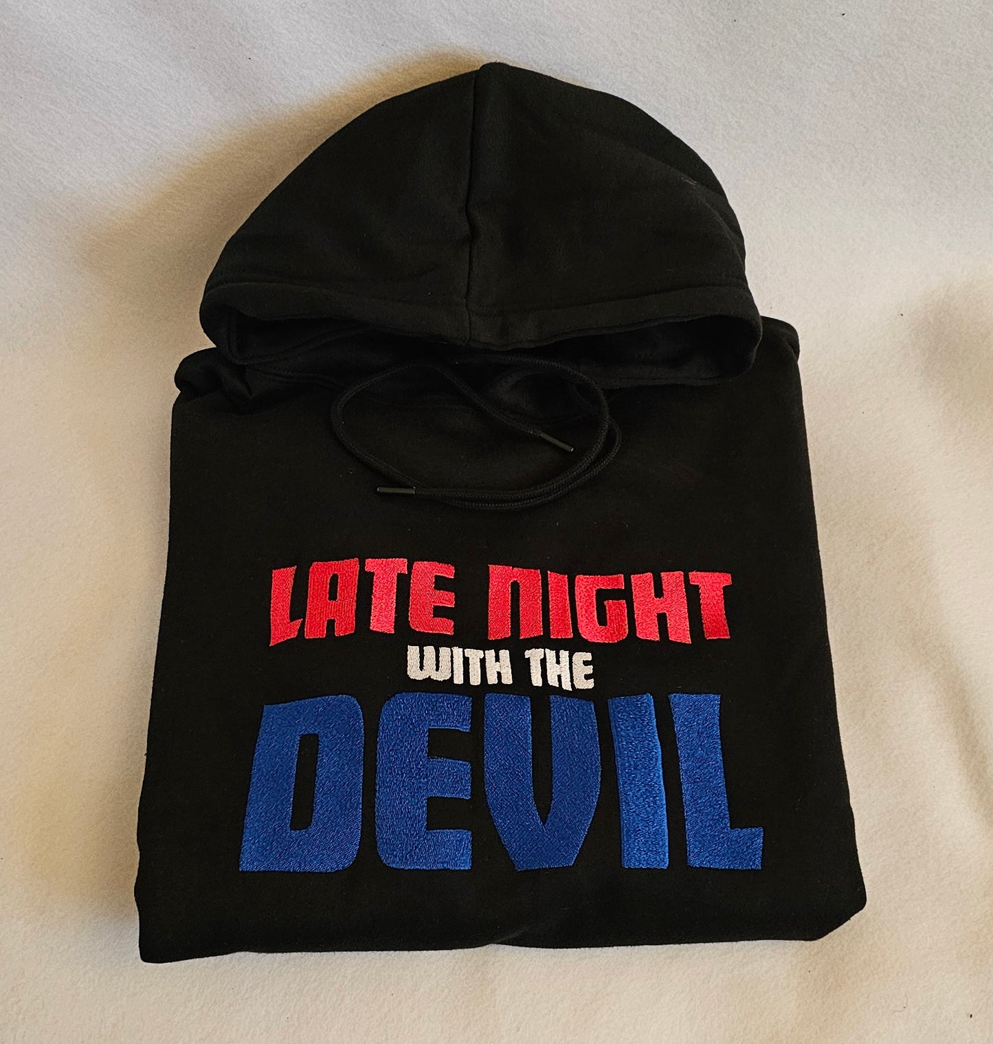 Late Night With The Devil - Embroidered Hoodie