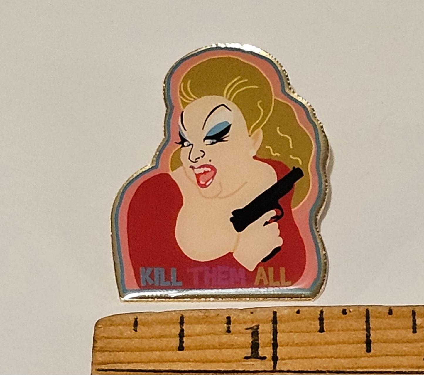 Pink Flamingos - Divine - Pin